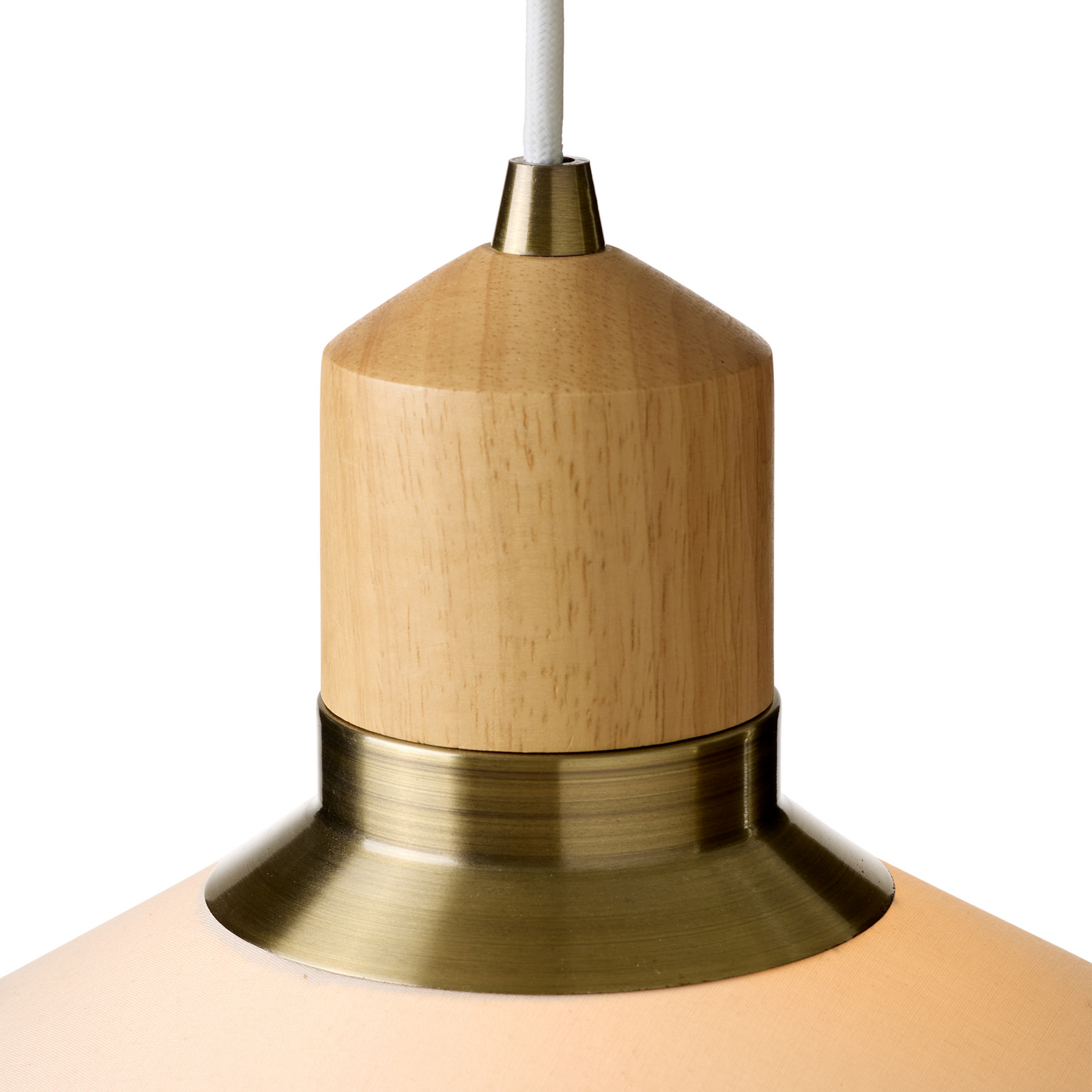 PARIS SOFT hanglamp, crème, textiel, Ø 24 cm - Halo Design PARIS SOFT hanglamp, crème, textiel, Ø 24 cm - Halo Design