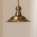 Hengelampe Sivani MR-637, gull antikk, metall, Ø 39 cm