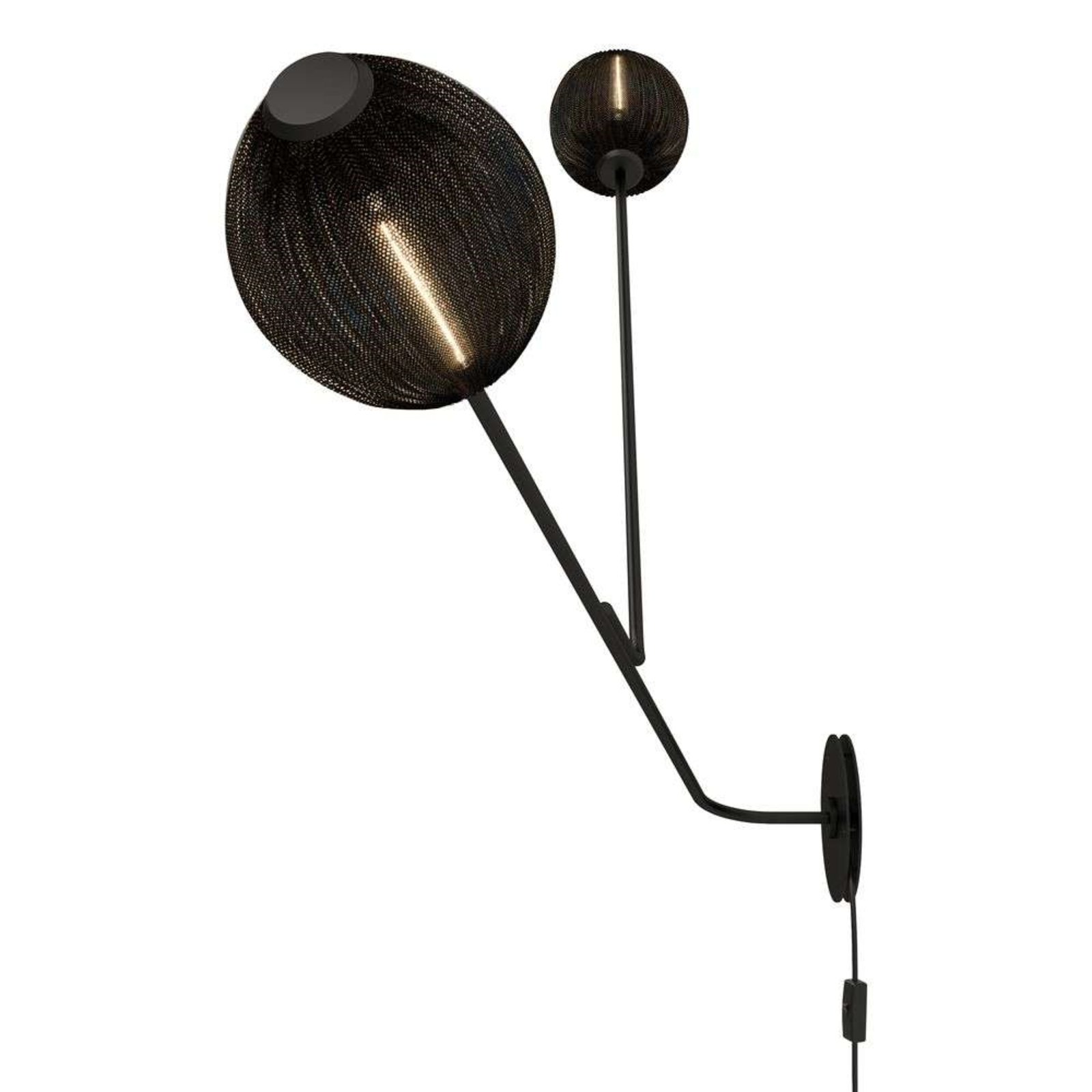 Satellite Wall Lamp Soft Black - GUBI