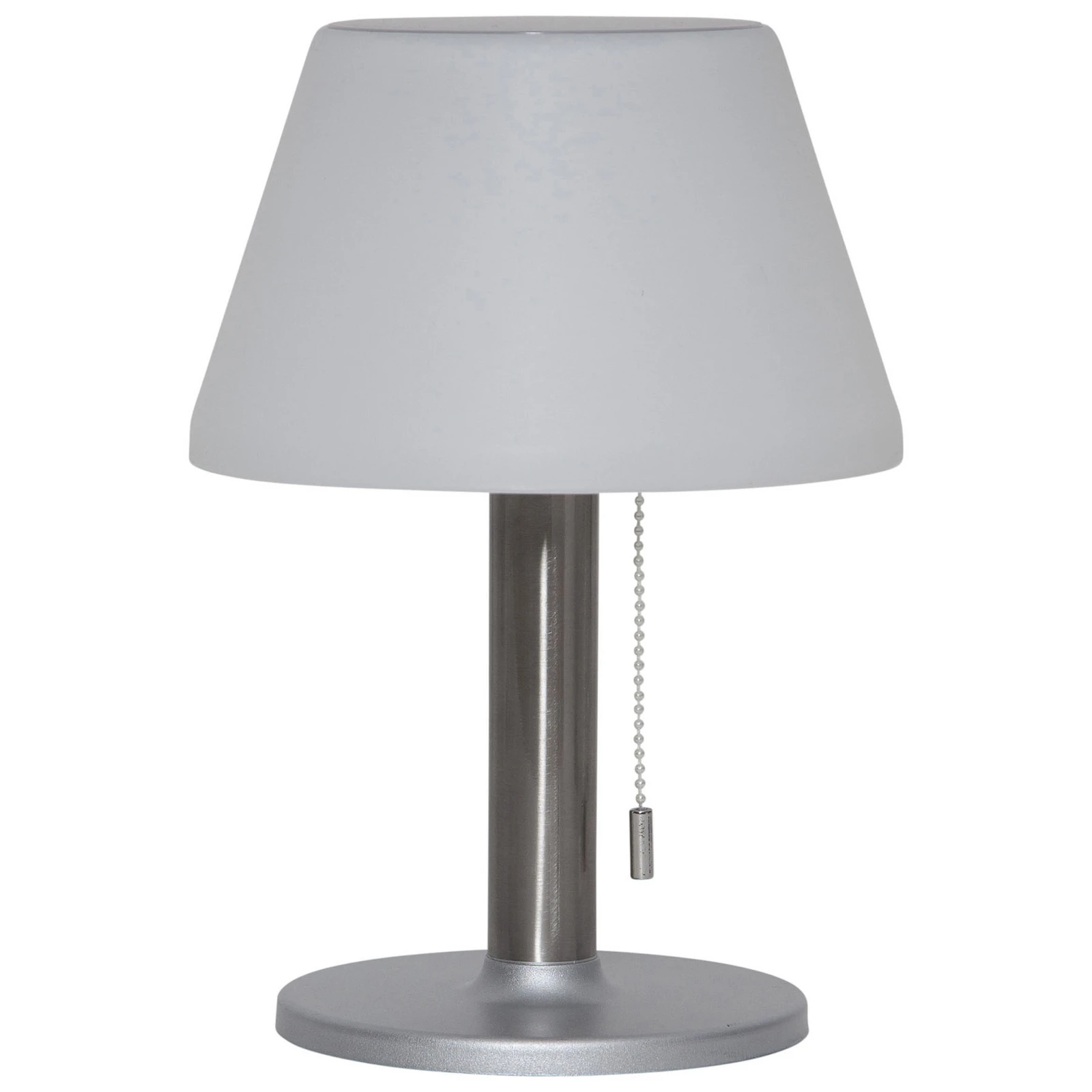 Candeeiro de mesa solar Solia LED com interrutor de puxar