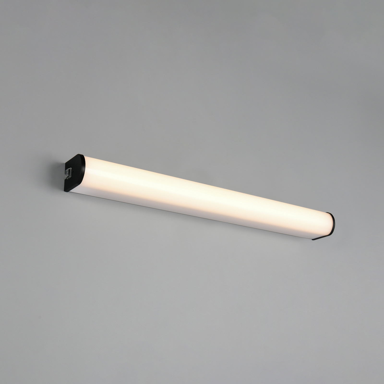 Trio Lighting LED стенна лампа „Giacomo“, ширина 60 см, черна, метал, IP44