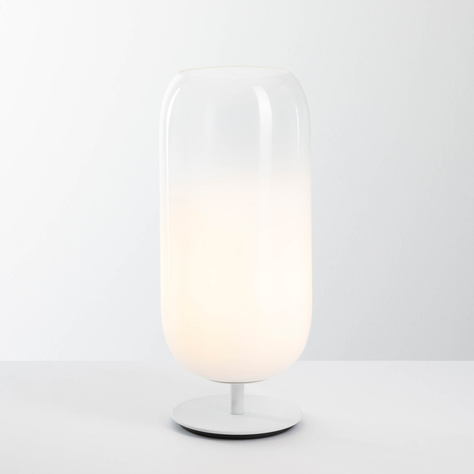 Artemide Gople Mini lámpara de mesa, blanco/blanco