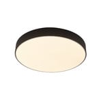 Lindby LED-Deckenleuchte Simera, Ø 50cm, schwarz, dimmbar