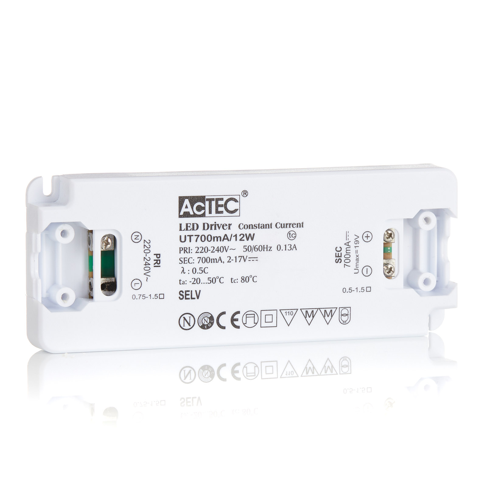 AcTEC Slim LED-driver CC 700mA, 12W