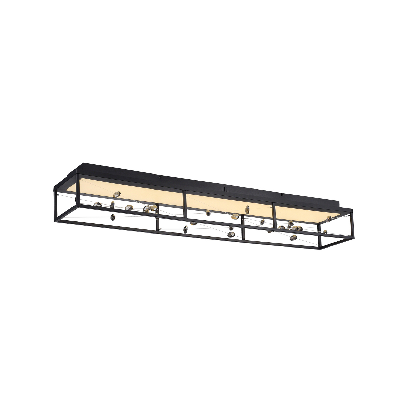 LED lubų šviestuvas „SKINA“, juodos spalvos, 112 cm, CCT, reguliuojamas, su LED lubų šviestuvas „SKINA“, juodos spalvos, 112 cm, CCT, reguliuojamas, su