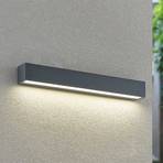 Arcchio Lengo LED-Wandlampe CCT 50cm, 1-fl. grafit