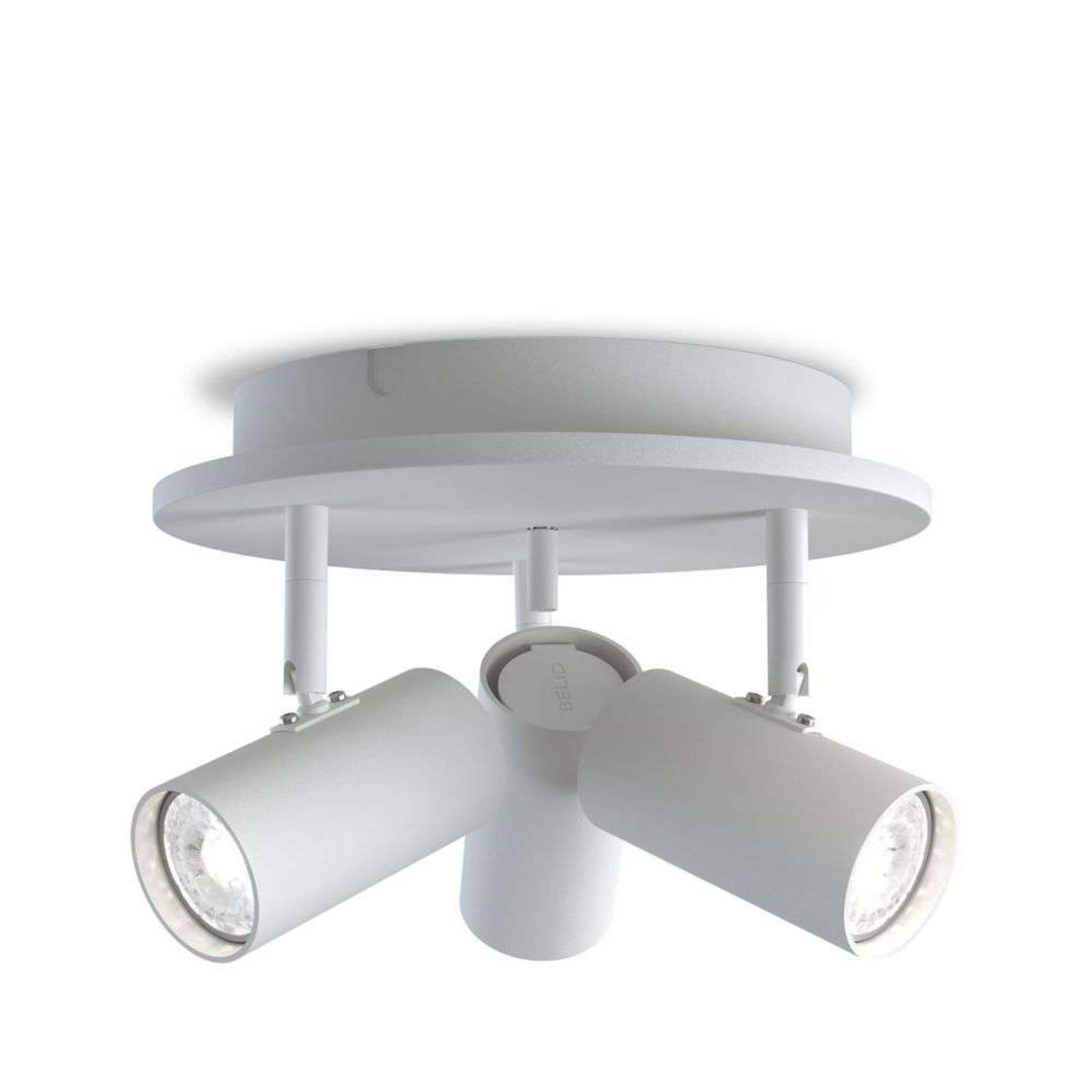 Tyson 3 Deckenleuchte White Belid - Wohnzimmer - Metall