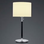 Pull table lamp, fabric lampshade, 53 cm