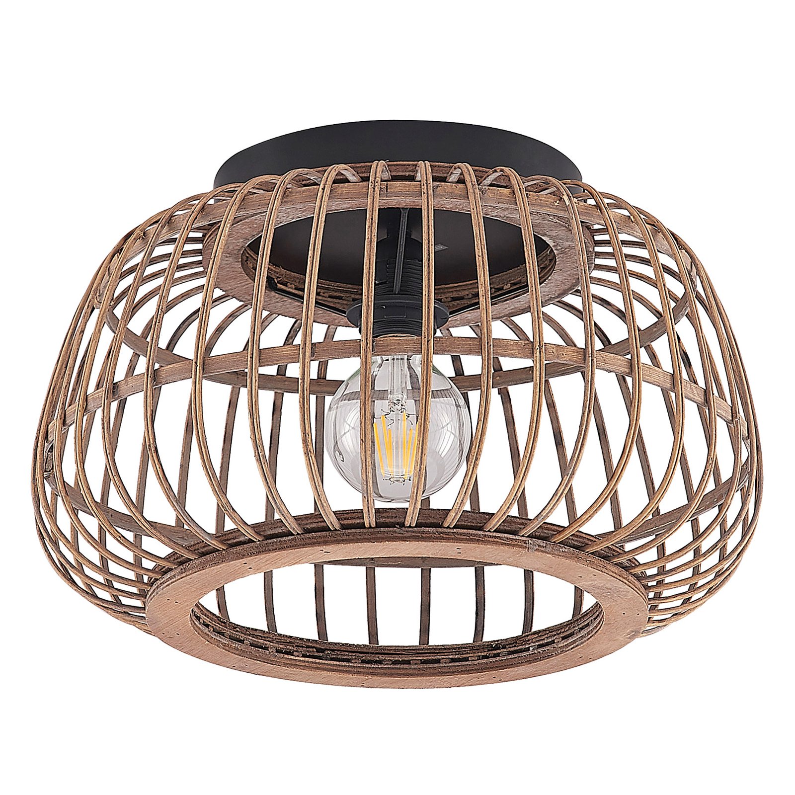 Bominio Plafonnier Ø40 Wood - Lindby