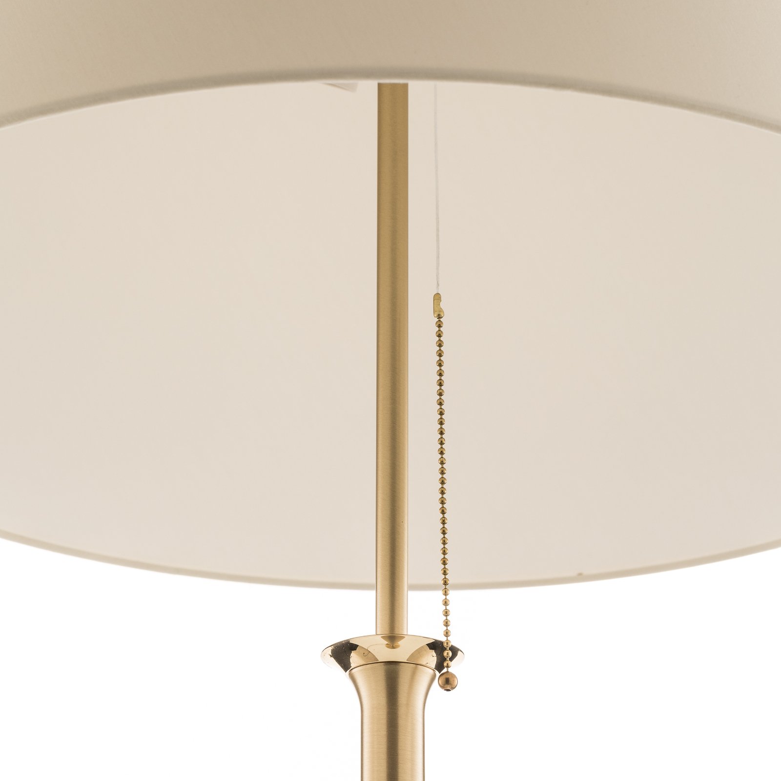 Royce floor lamp with ceiling luminator cream