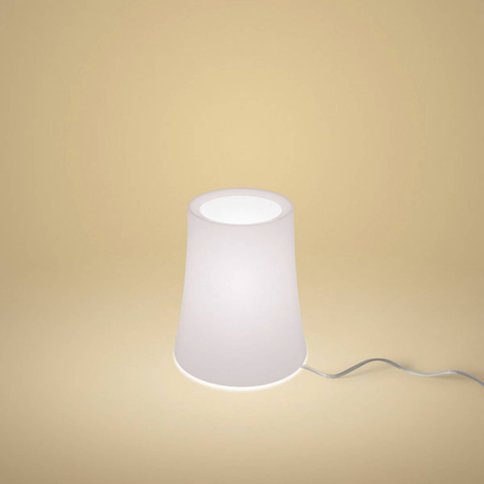 Foscarini Birdie Zero lampa stołowa, wysokość 20cm
