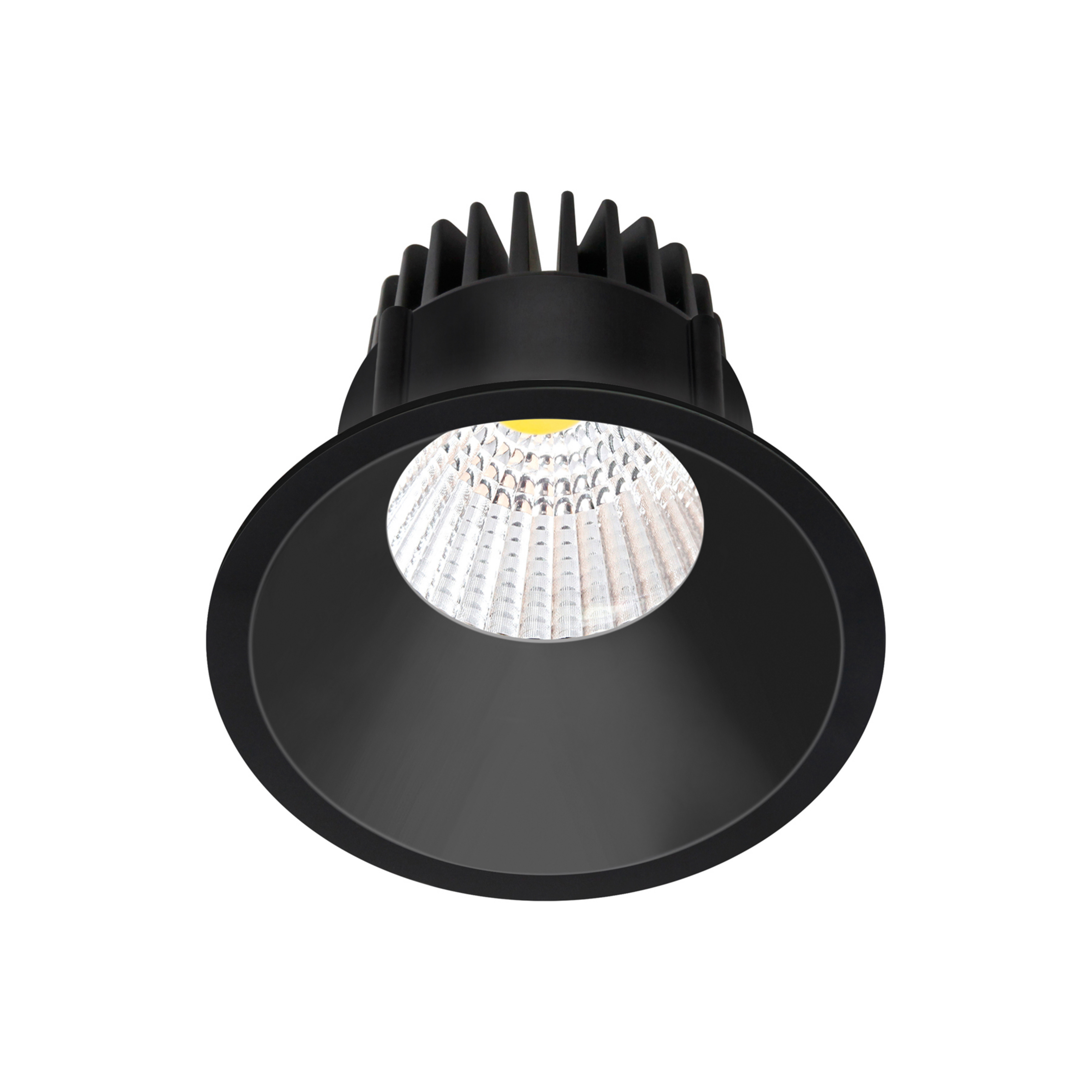 Arcchio LED downlight Niria, preto, 3.000K