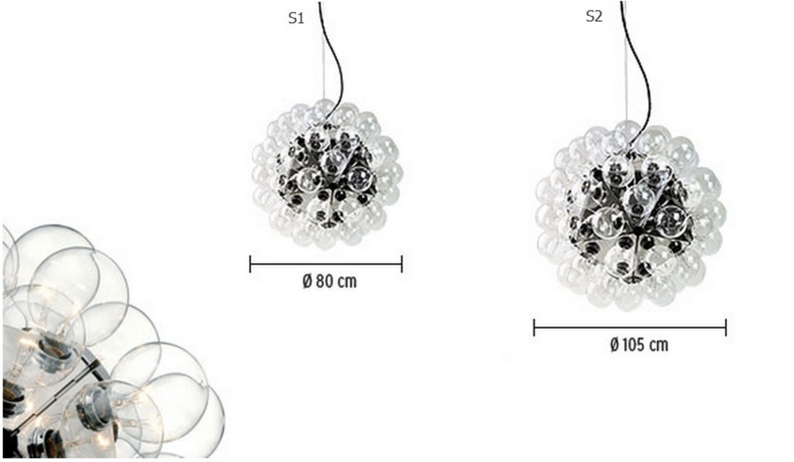 Taraxacum 88 P2 Lustră Pendul LED - Flos