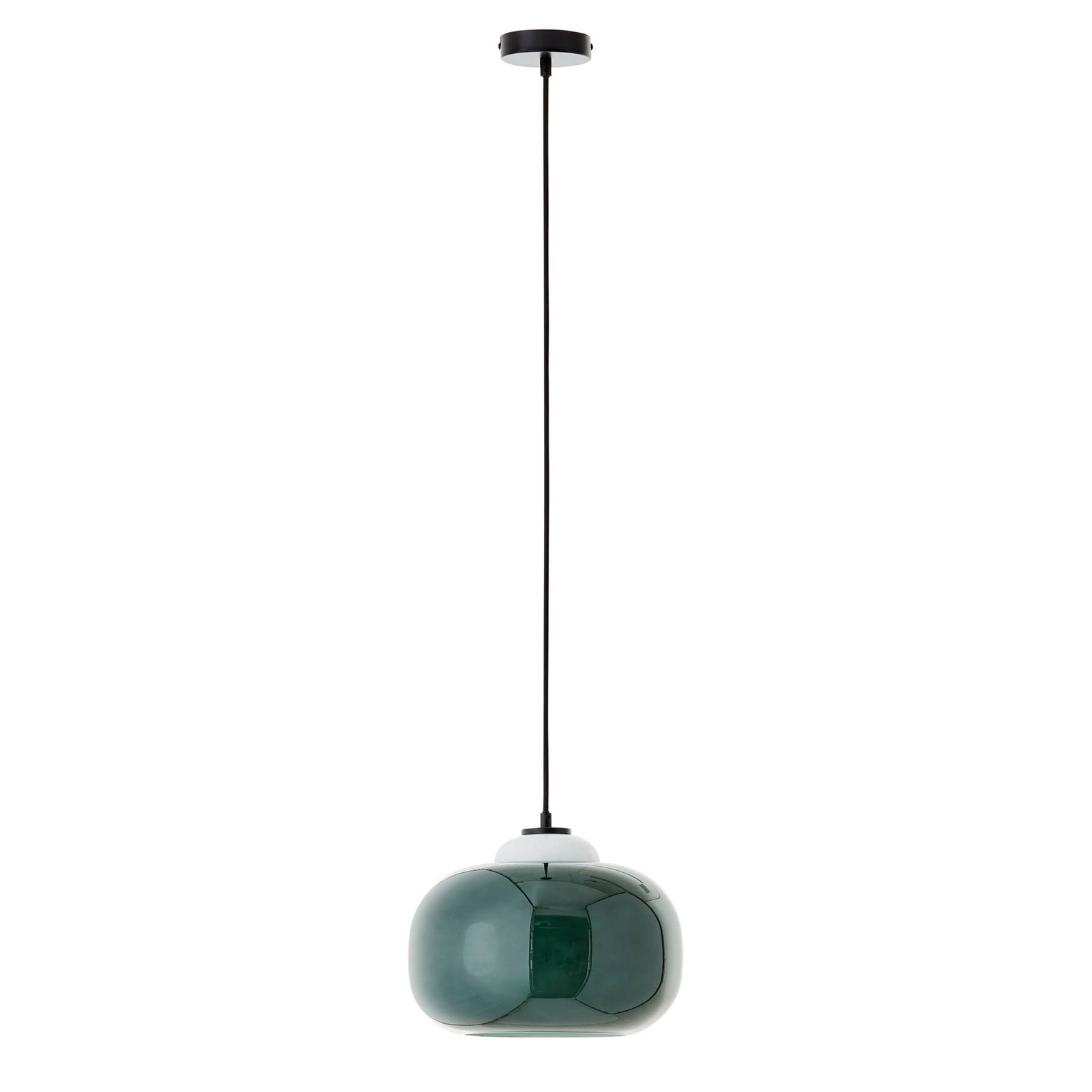Hanglamp Blop van glas, groen