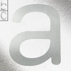 Hochwertige Hausnummern - Buchstaben
