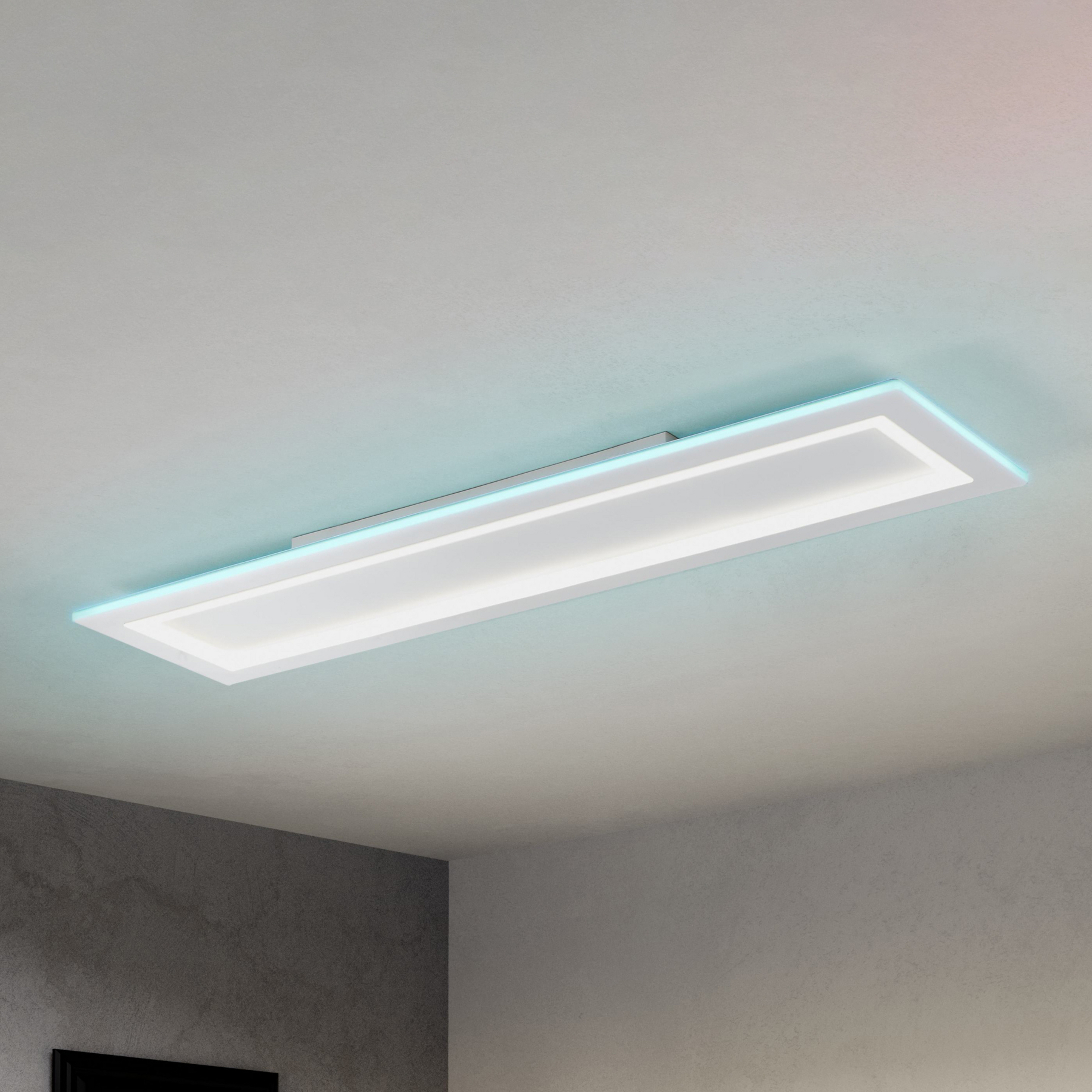 EGLO connect Plafoniera LED Padrogiano-Z a 1 luce, 120 x 30 cm