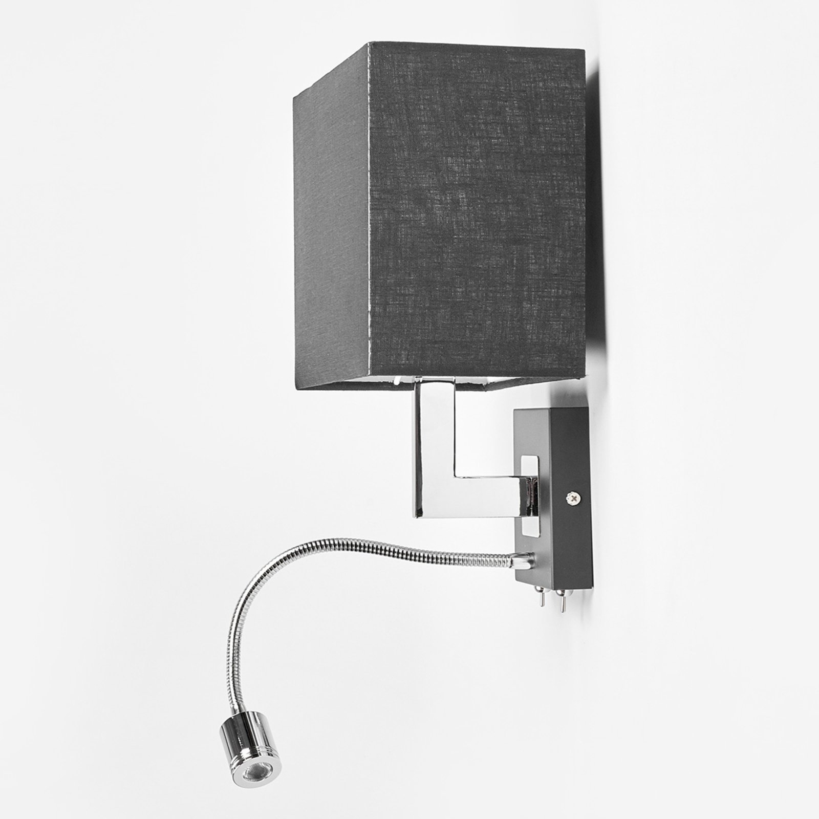 Rebekka Applique Murale Black/Chrome - Lucande