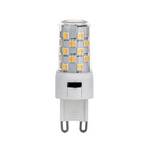 LED-stiftlampa G9, 4 W, CCT, 370 lm, dimbar, transparent