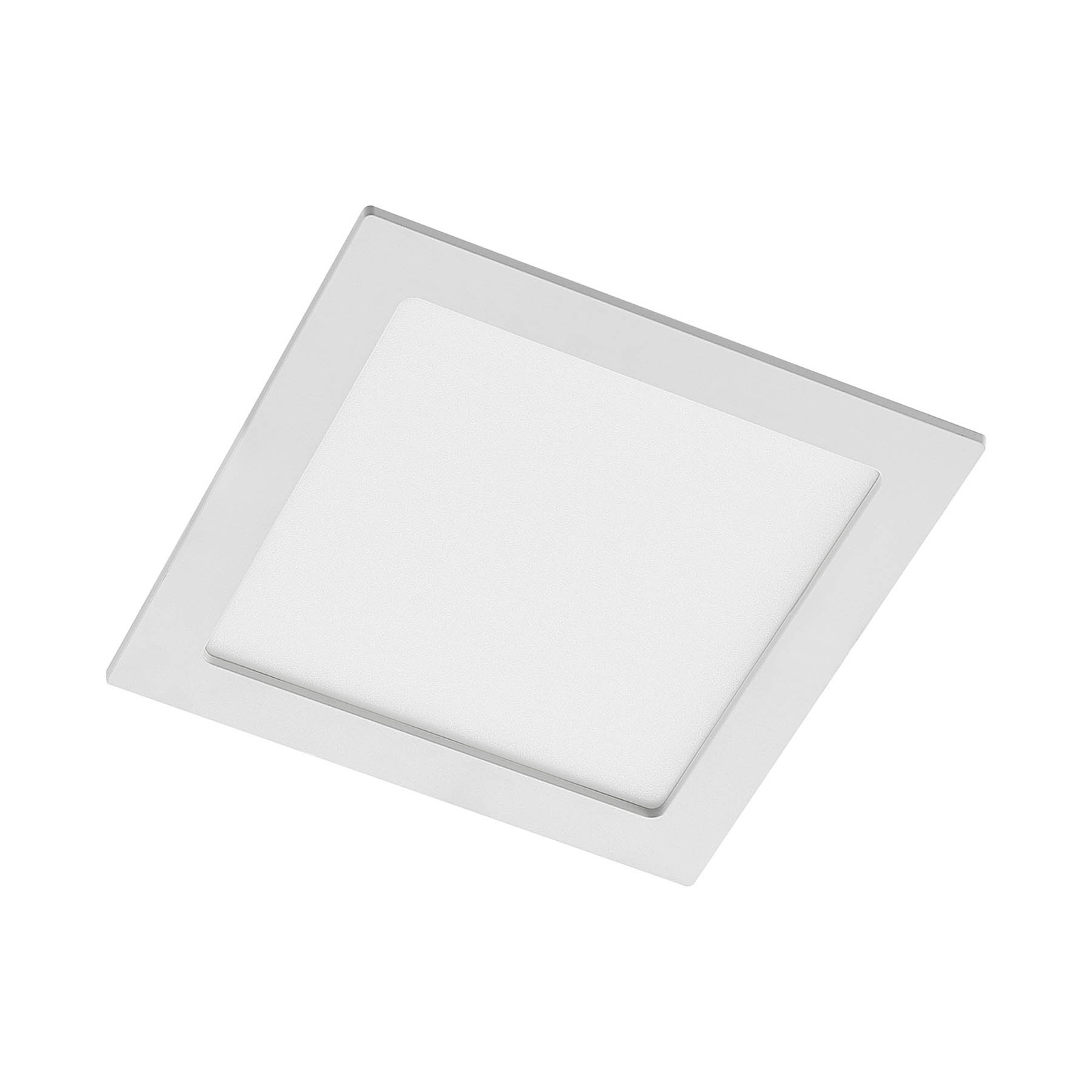 Prios LED recessed light Helina, white, 22 cm, 18 W, dimmable