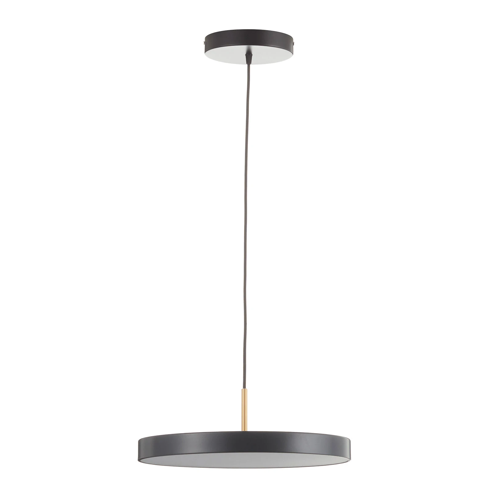 Lampada LED a sospensione UMAGE Asteria Medium antracite/ottone Ø 43 cm