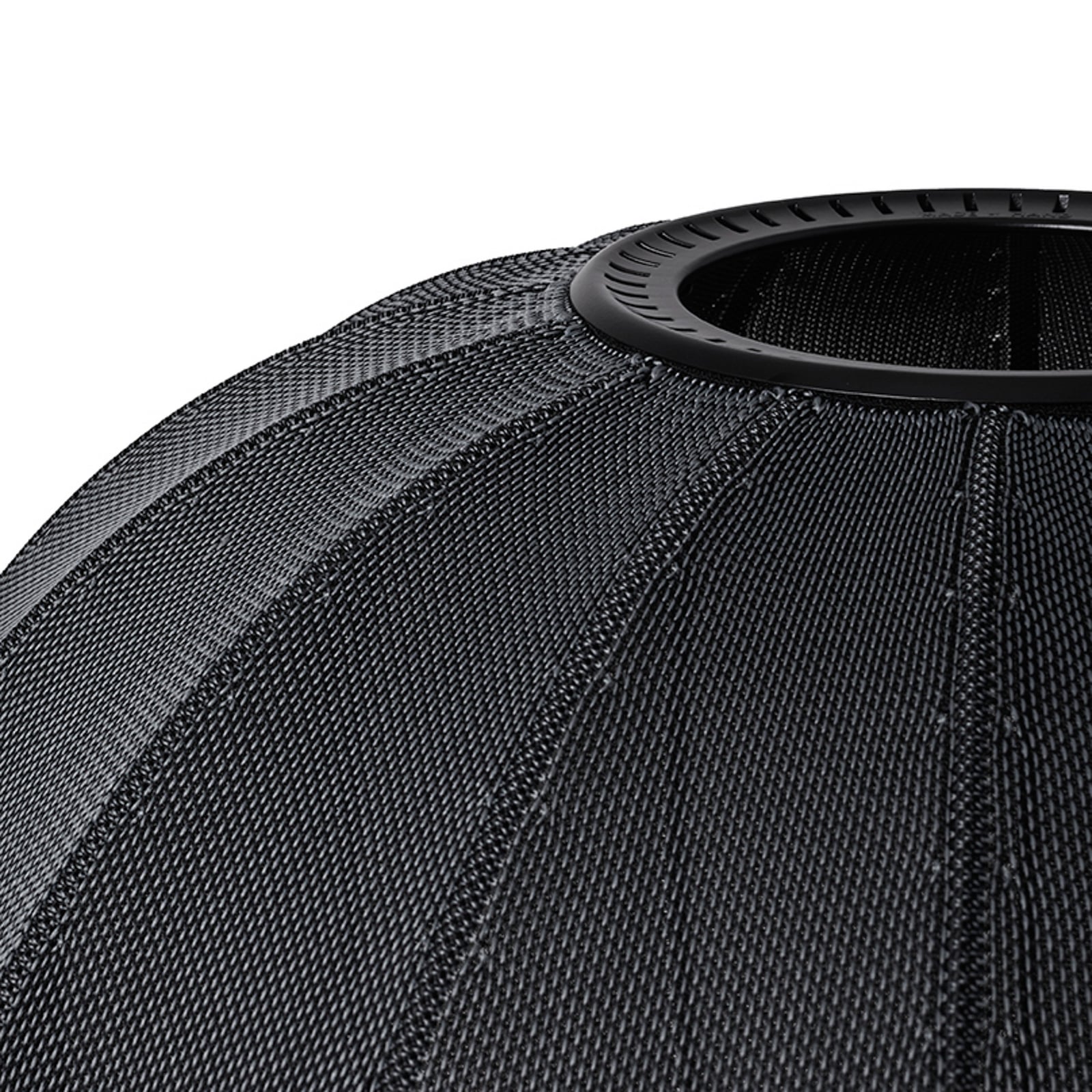 Knit-Wit 75 Suspension Rond Noir - Made By Hand Knit-Wit 75 Suspension Rond Noir - Made By Hand