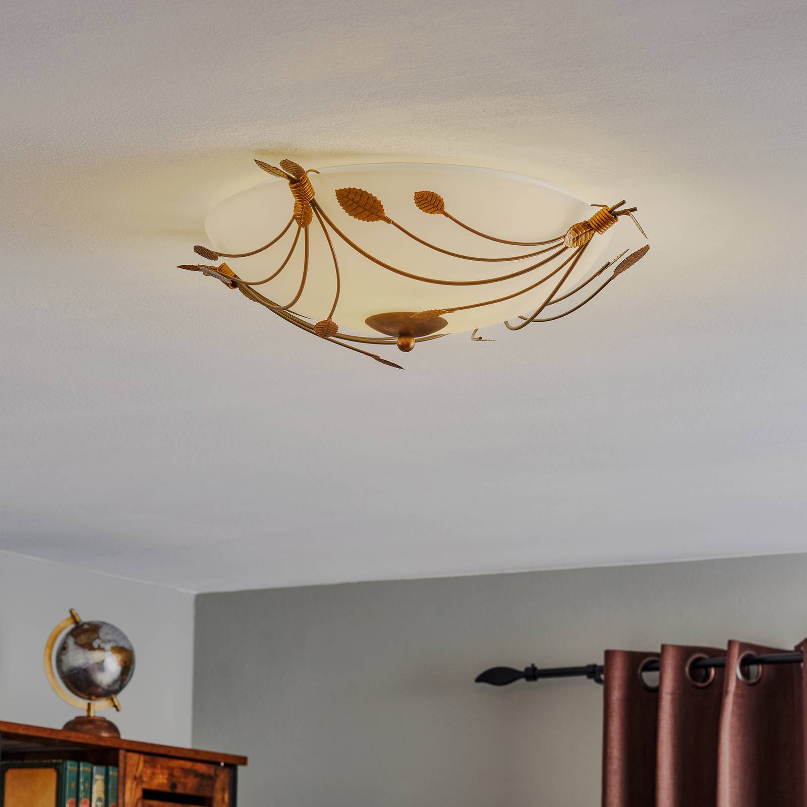 Foglie plafondlamp, 46 cm, 2 -lichts