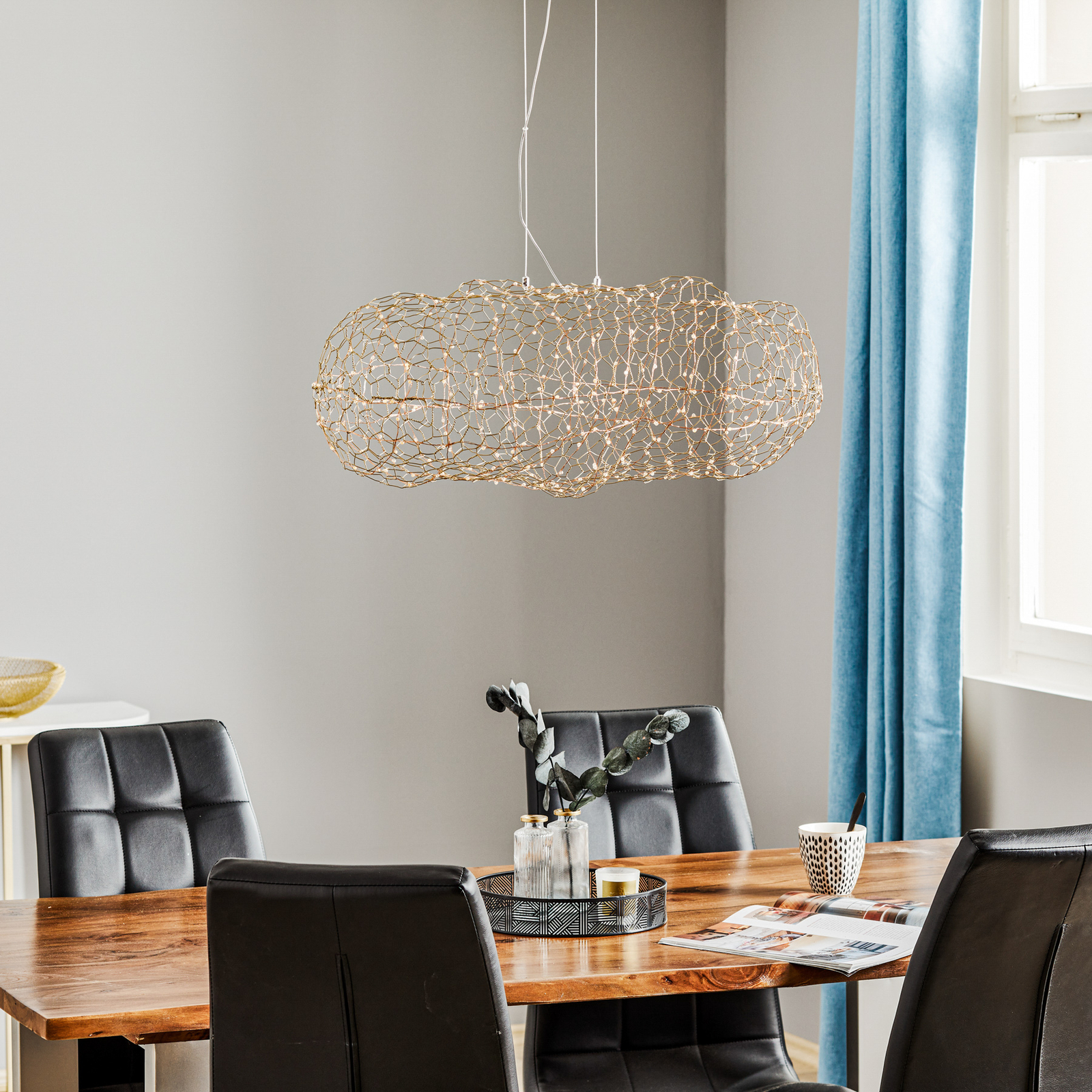 Hayden LED Pendant L75 Gold - By Rydéns