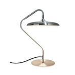 Candeeiro de mesa LED Artist, cor aço, altura 41 cm, aço inoxidável