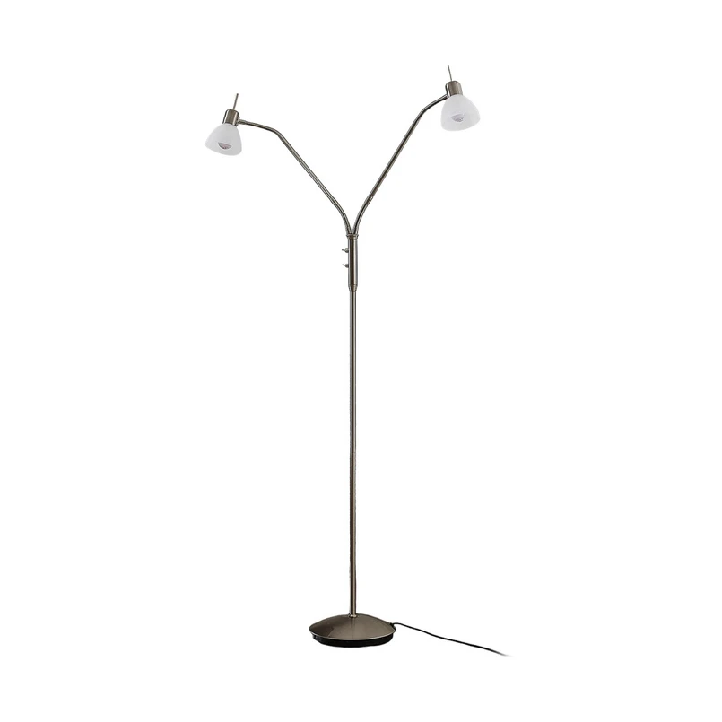 Lindby – Gwendolin 2 Stehleuchte Nickel