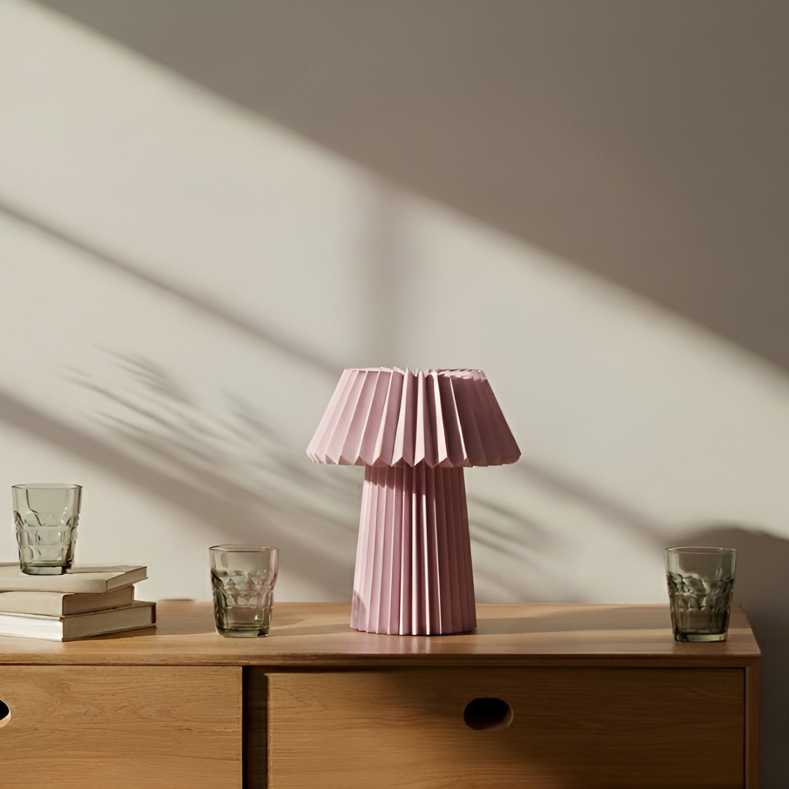 Magali Bordlampe Lys rosa - Lindby