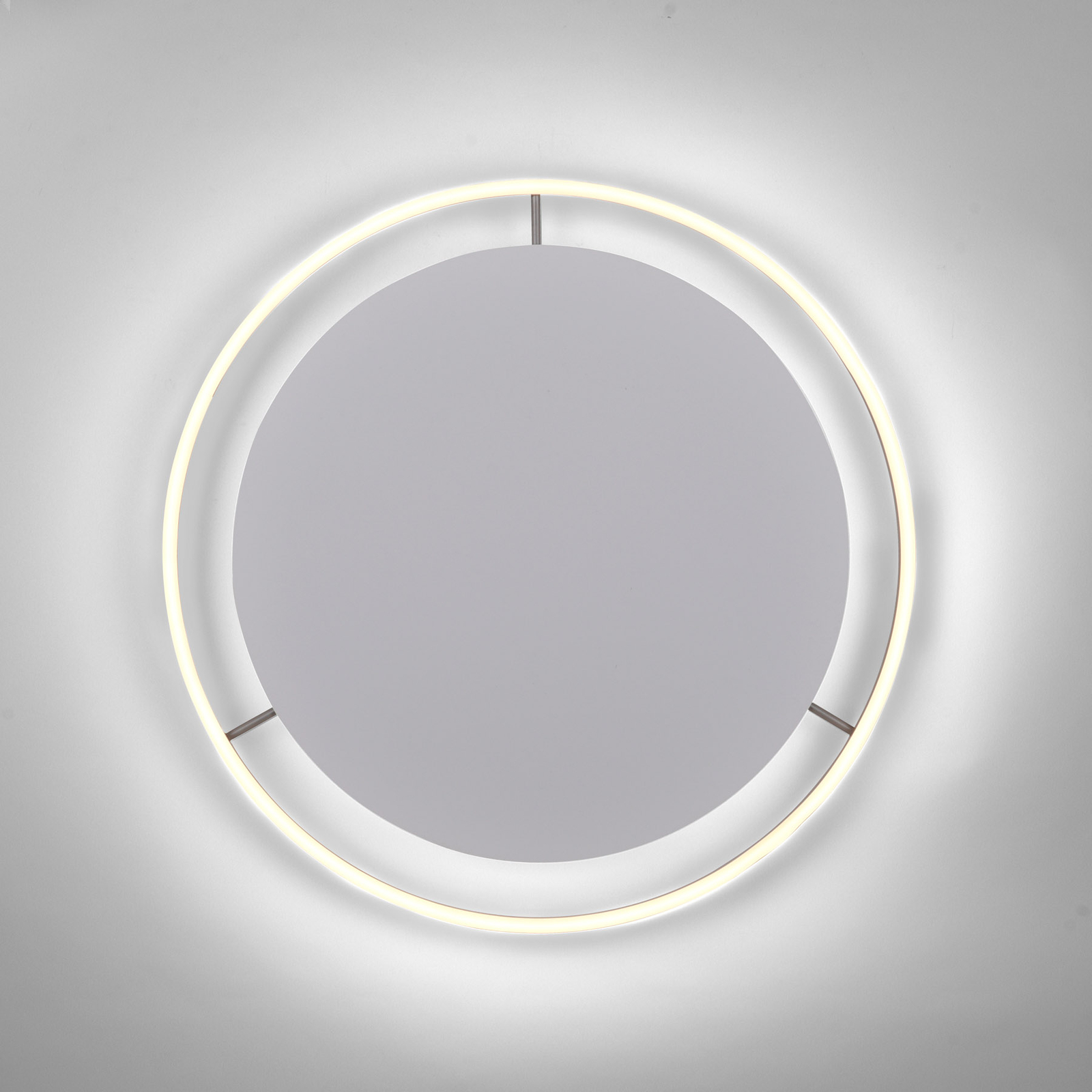 LED-Deckenleuchte Ritus, Ø 58,5cm, aluminium
