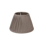 Paralume Ella, grigio, Ø 26 cm, lino - Watt & Veke