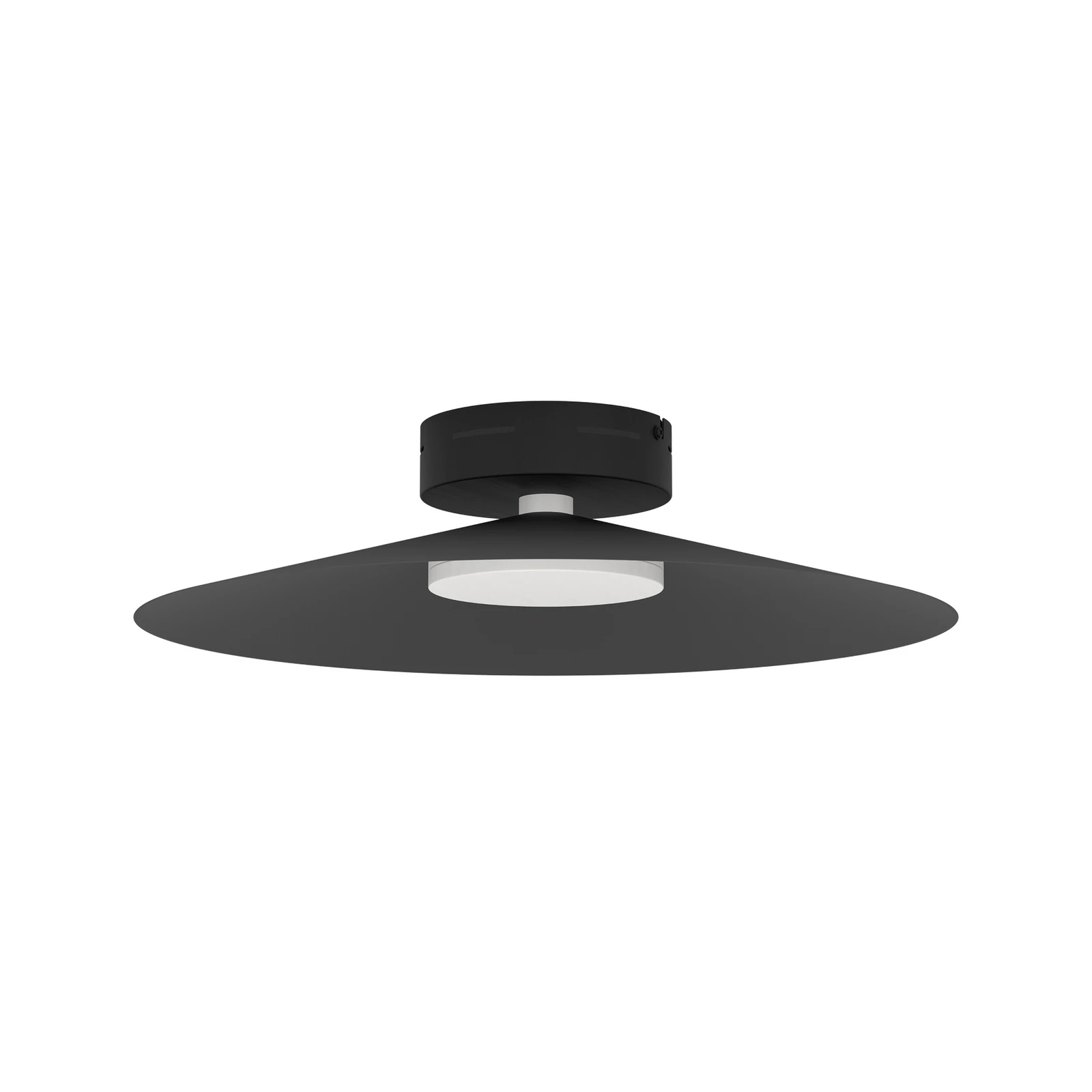 LED-Smart-Οροφής λάμπα Conomavilla-Z, μαύρο Ø 45 cm CCT RGB