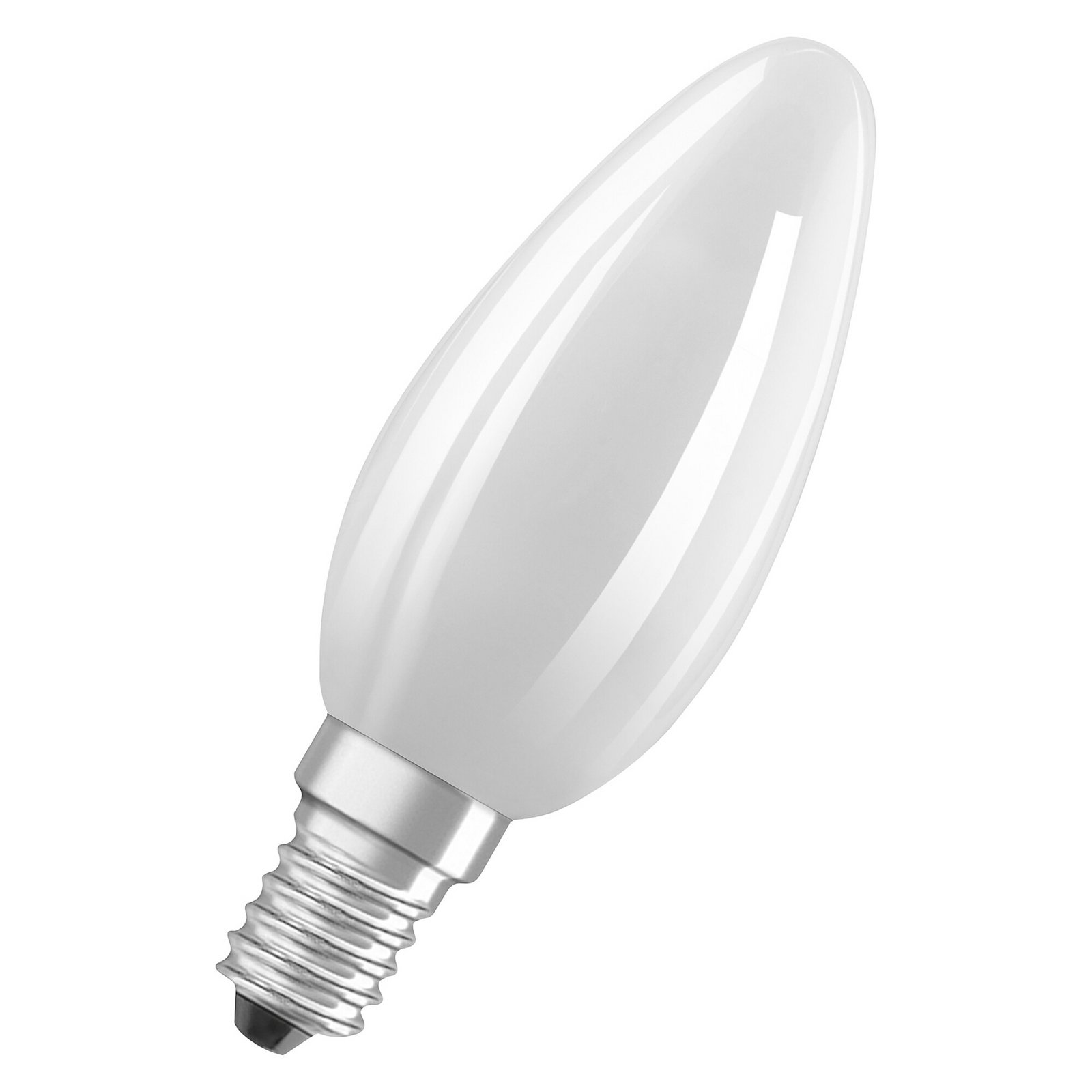 OSRAM LED свещ матова E14 2,2W 827 EEK A 3 опаковки