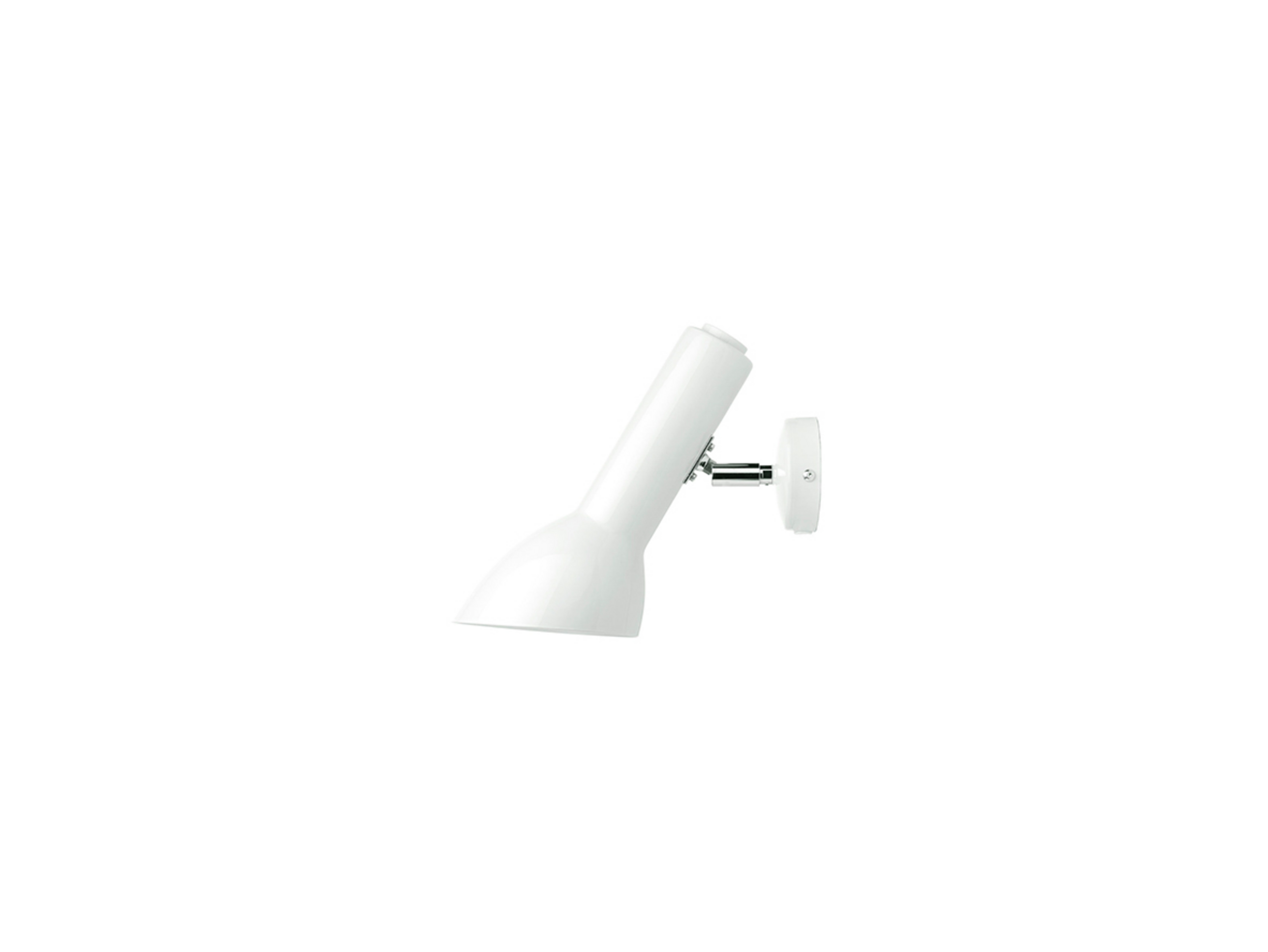 Oblique Applique Murale HW Chrome/Glossy White - Cph Lighting