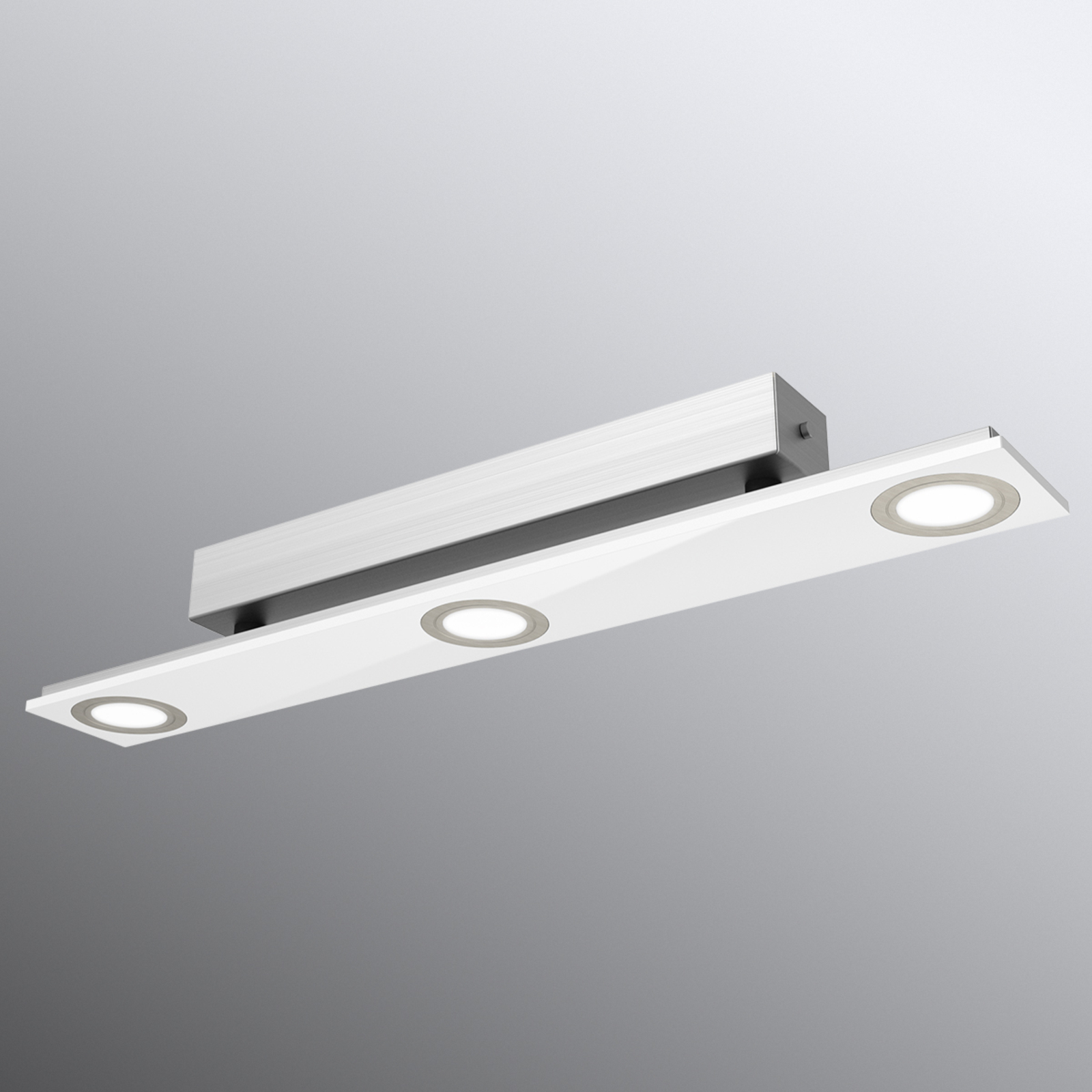 Pano - dreiflammige LED-Deckenleuchte