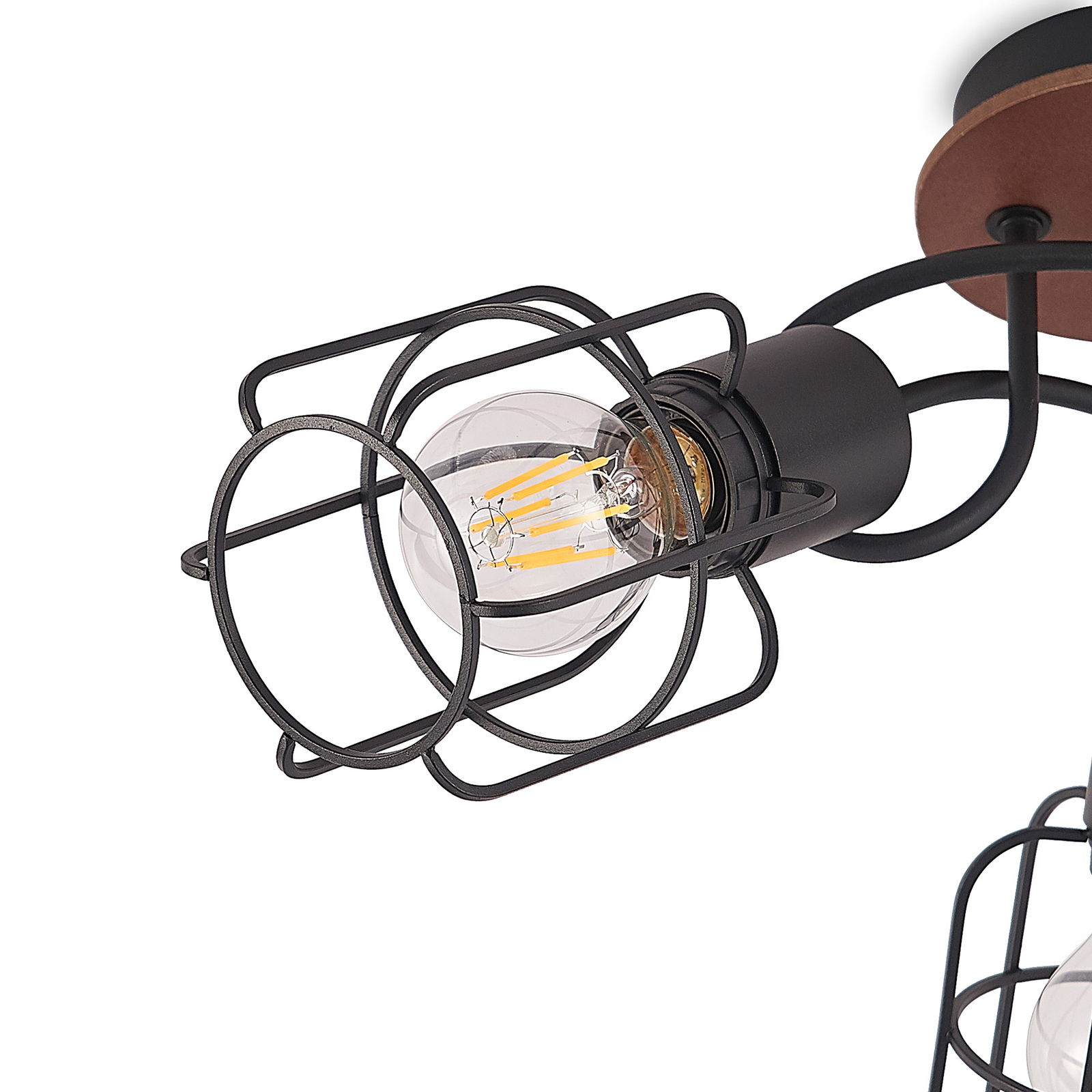 Lindby Telmos downlight, three-bulb