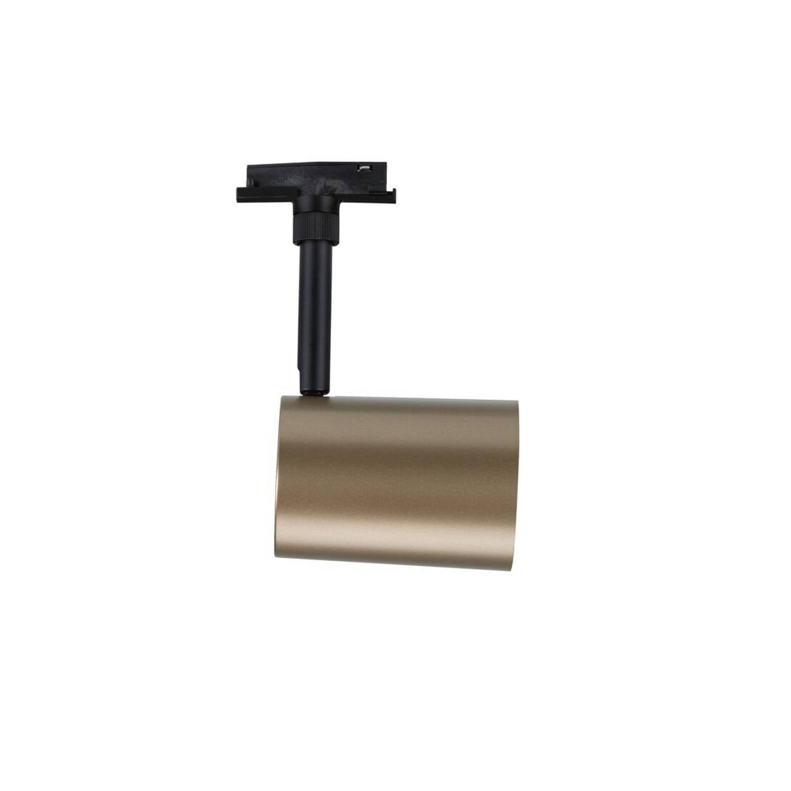 Paulmann URail spårspot Luxe, guld/svart, Ø 7 cm, GU10