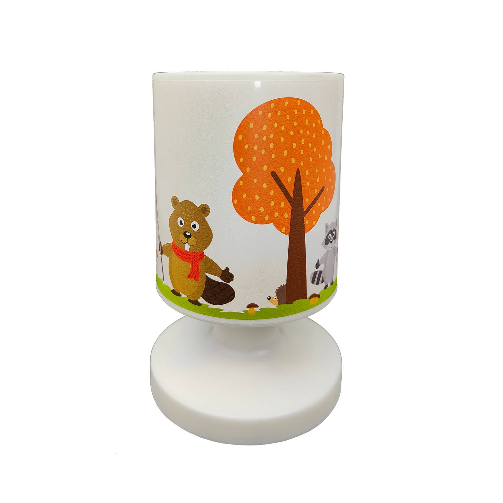 LED-Akku-Tischleuchte Waldtiere USB IP44