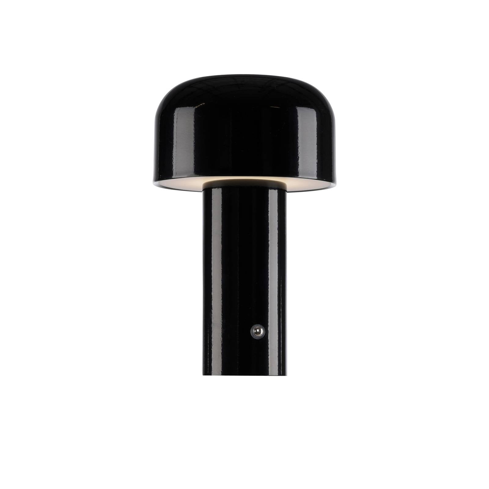 JUST LIGHT Akku- Tischleuchte AGNES, 1x LED-Board/1Watt/2700-5000Kelvin, IP20, Schwarz