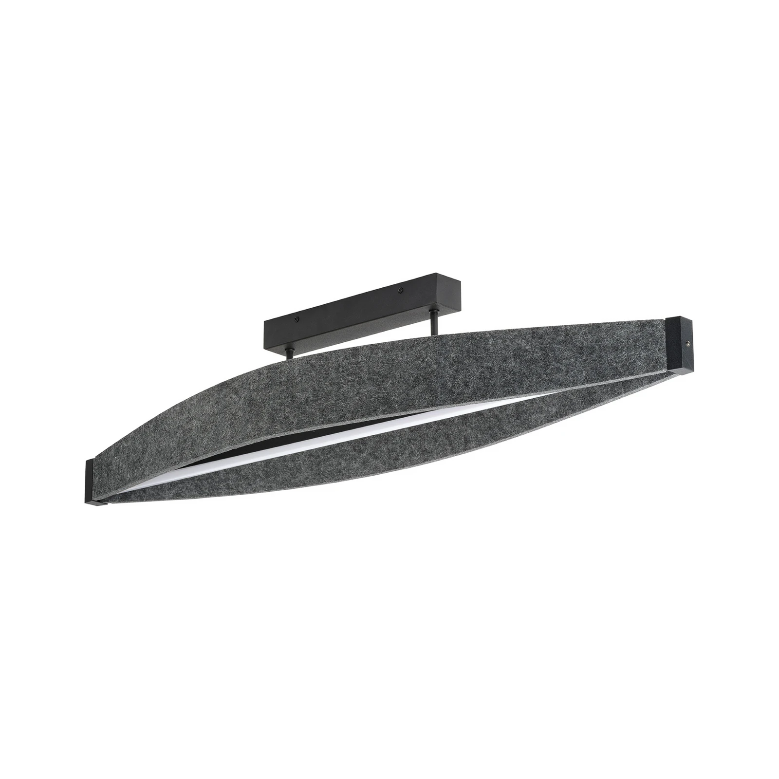 Plafonnier LED OSRAM Decor Flat Felt, gris, feutre, 3 000 K