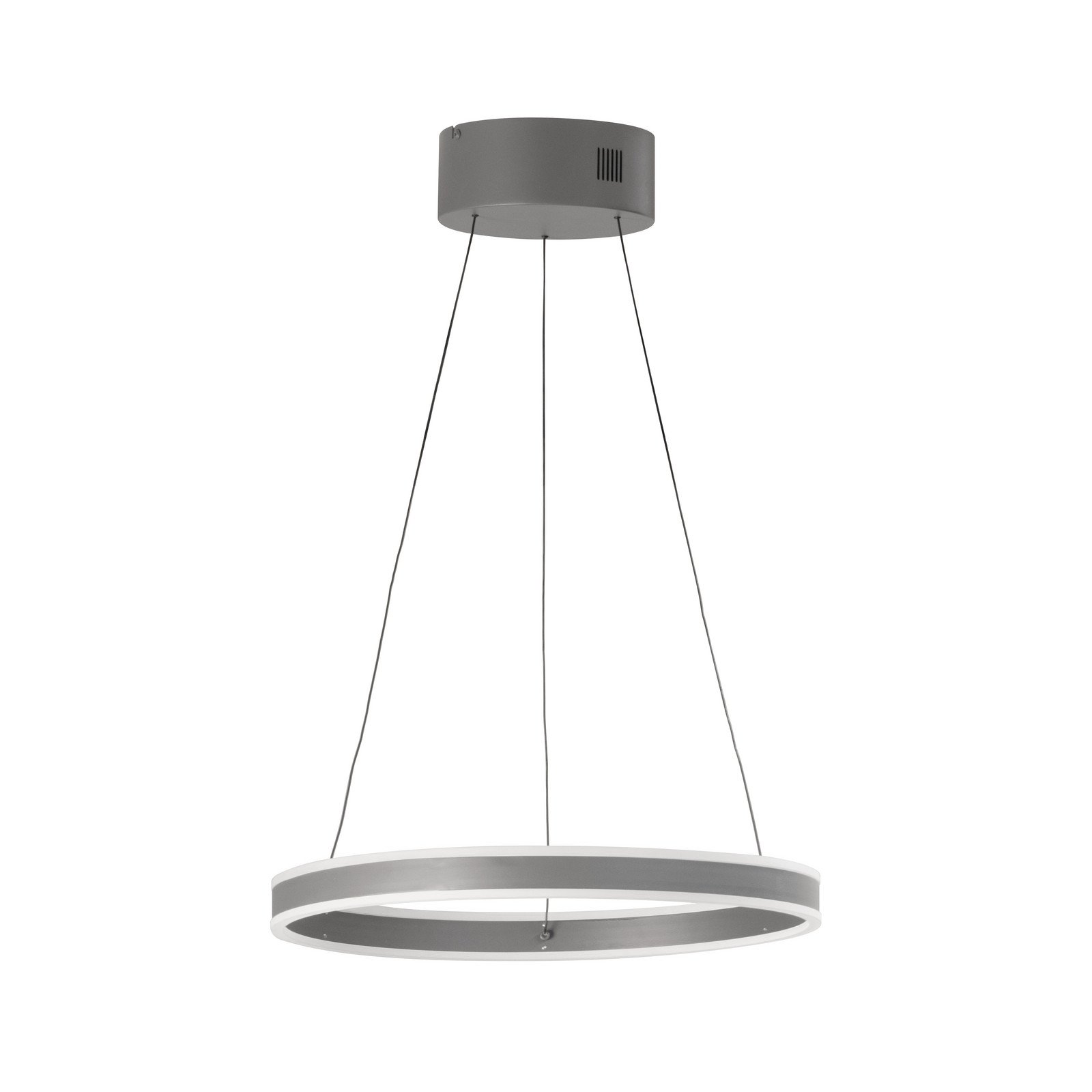 FISCHER & HONSEL Lampă suspendată LED Silvio Ø 50 cm gri nisip metal CCT - Camera de zi / sufragerie - Modern - gri nisipiu