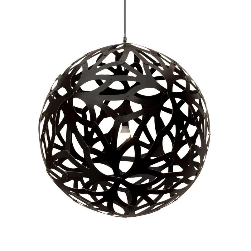 David Trubridge ltd - Floral Pendelleuchte Ø120 Schwarz 2 Seiten David Trubridge