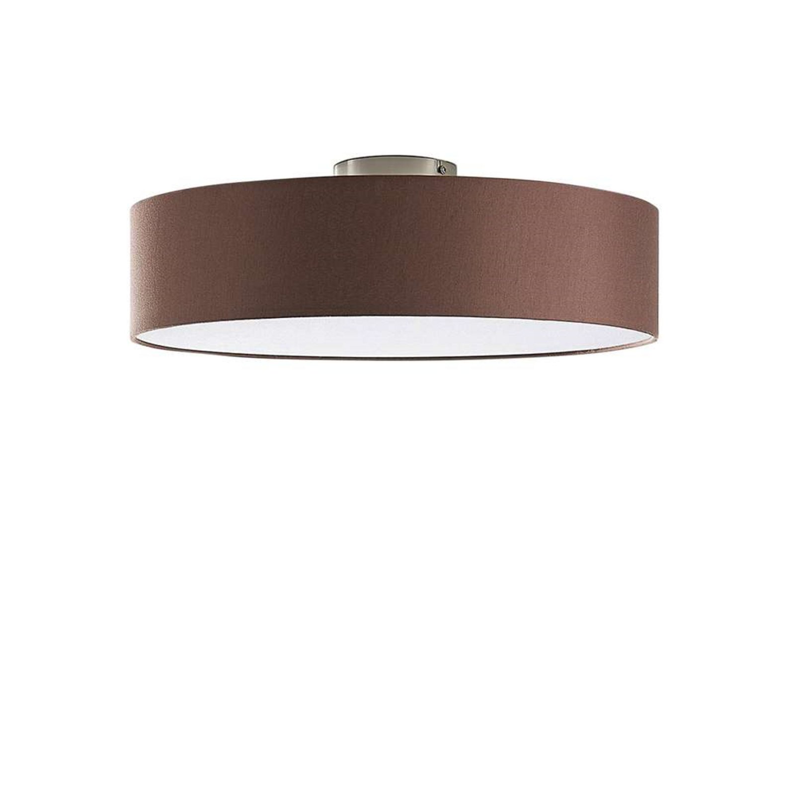 Sebatin Stropní Lampa Ø50 Brown/White/Nickel - Lindby