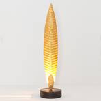 Lampe à poser Penna dorée hauteur 38 cm