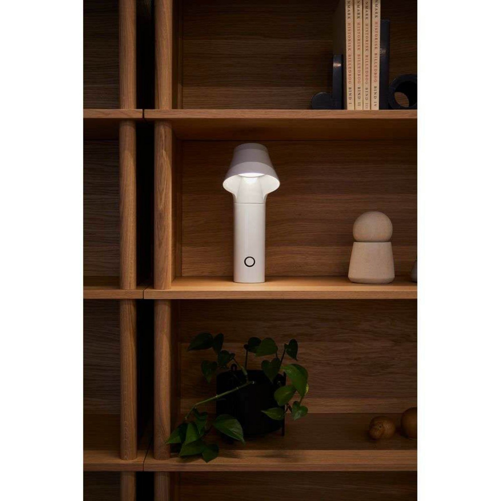 Willow Portable Table Lamp Just White - Loom Design