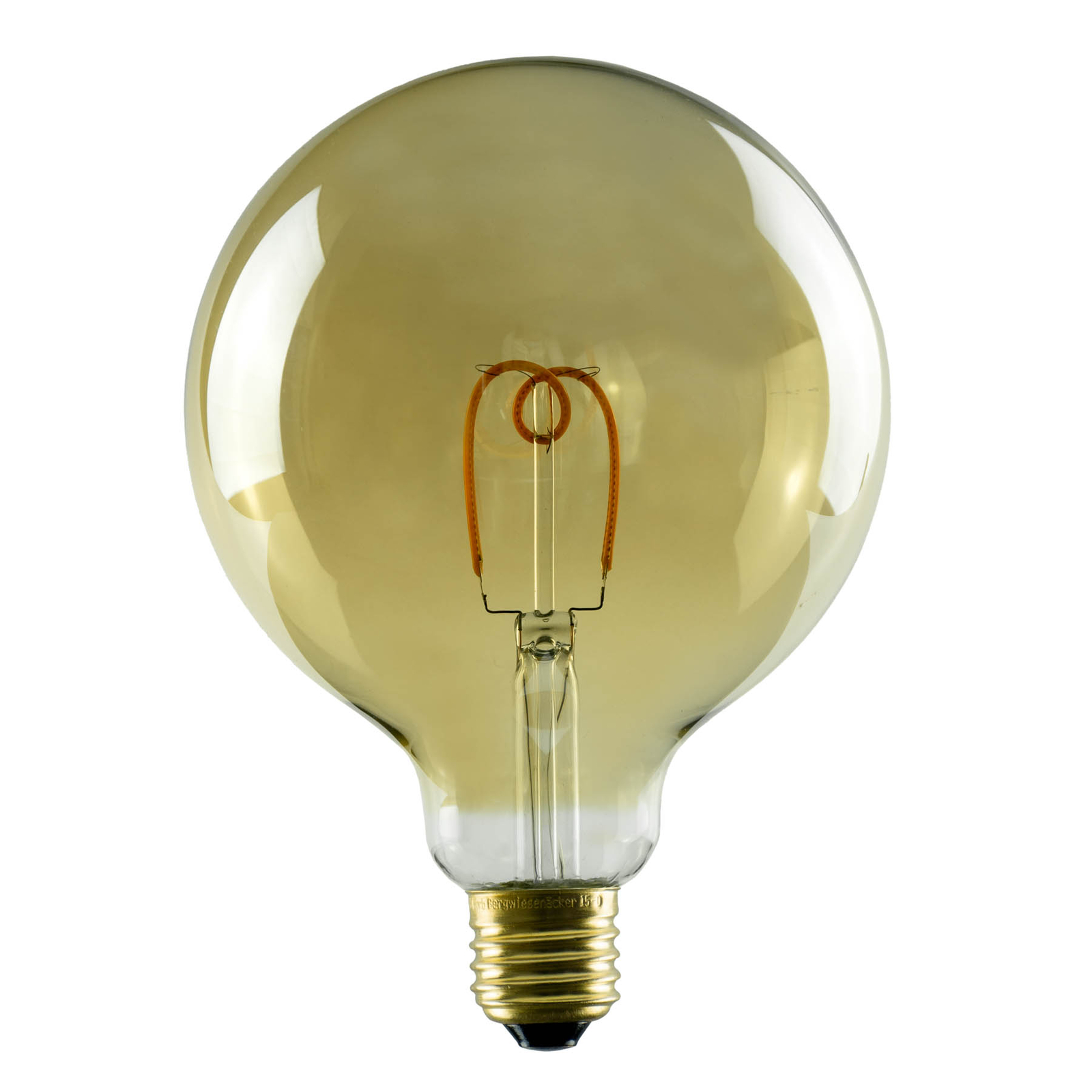 SEGULA LED-Globe E27 3,2W G125 1.900K gold dimmbar