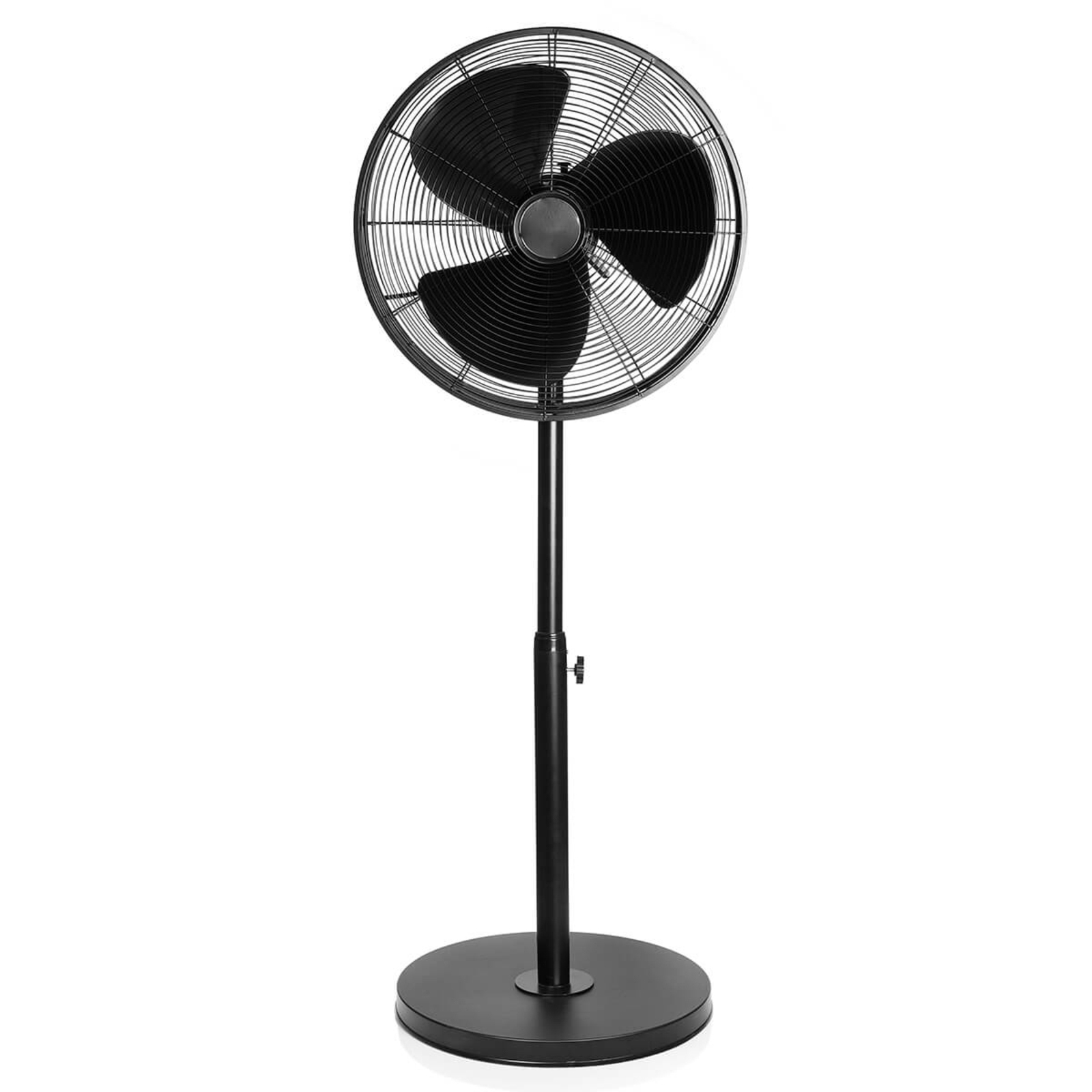 VE5929 modern pedestal fan in black
