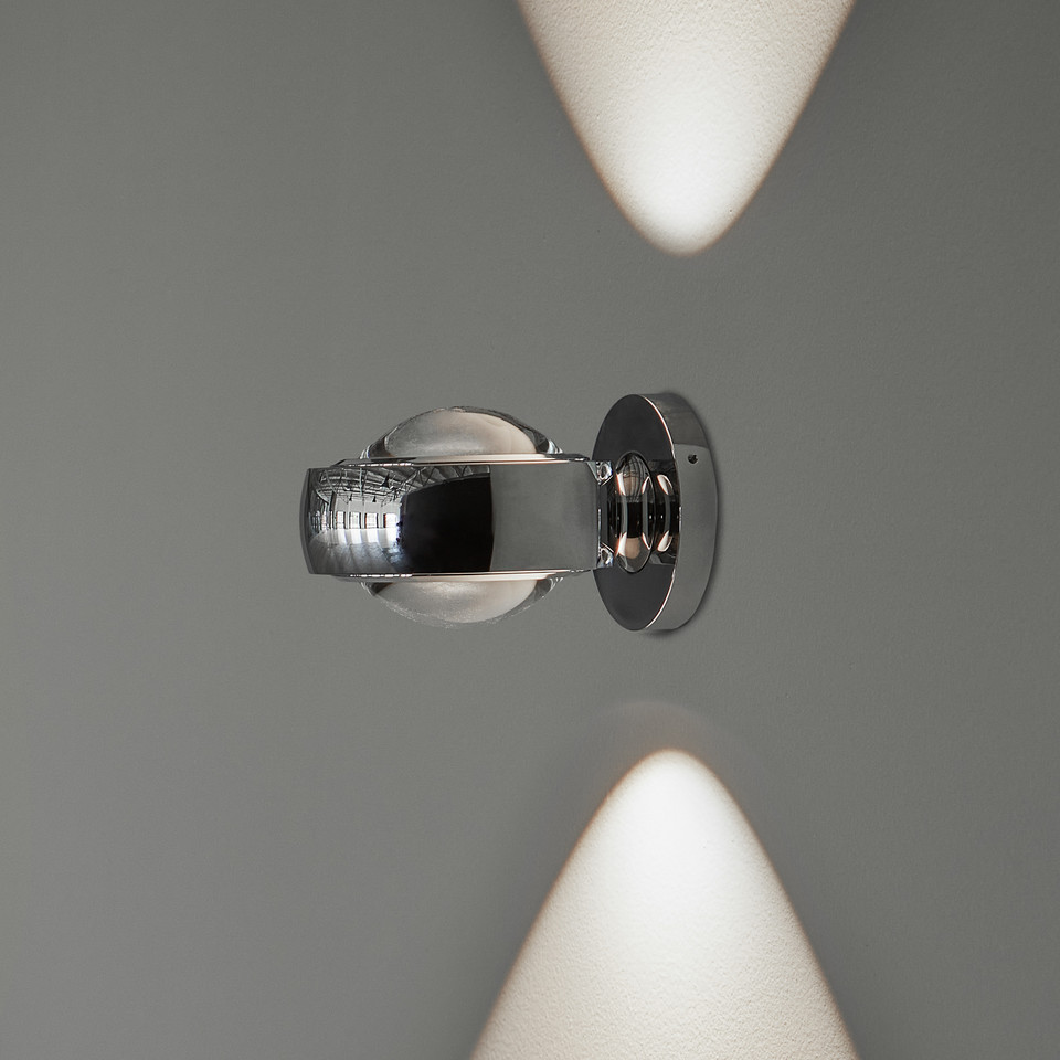 Loom Design Optic vägglampa, metallisk från Loom Design