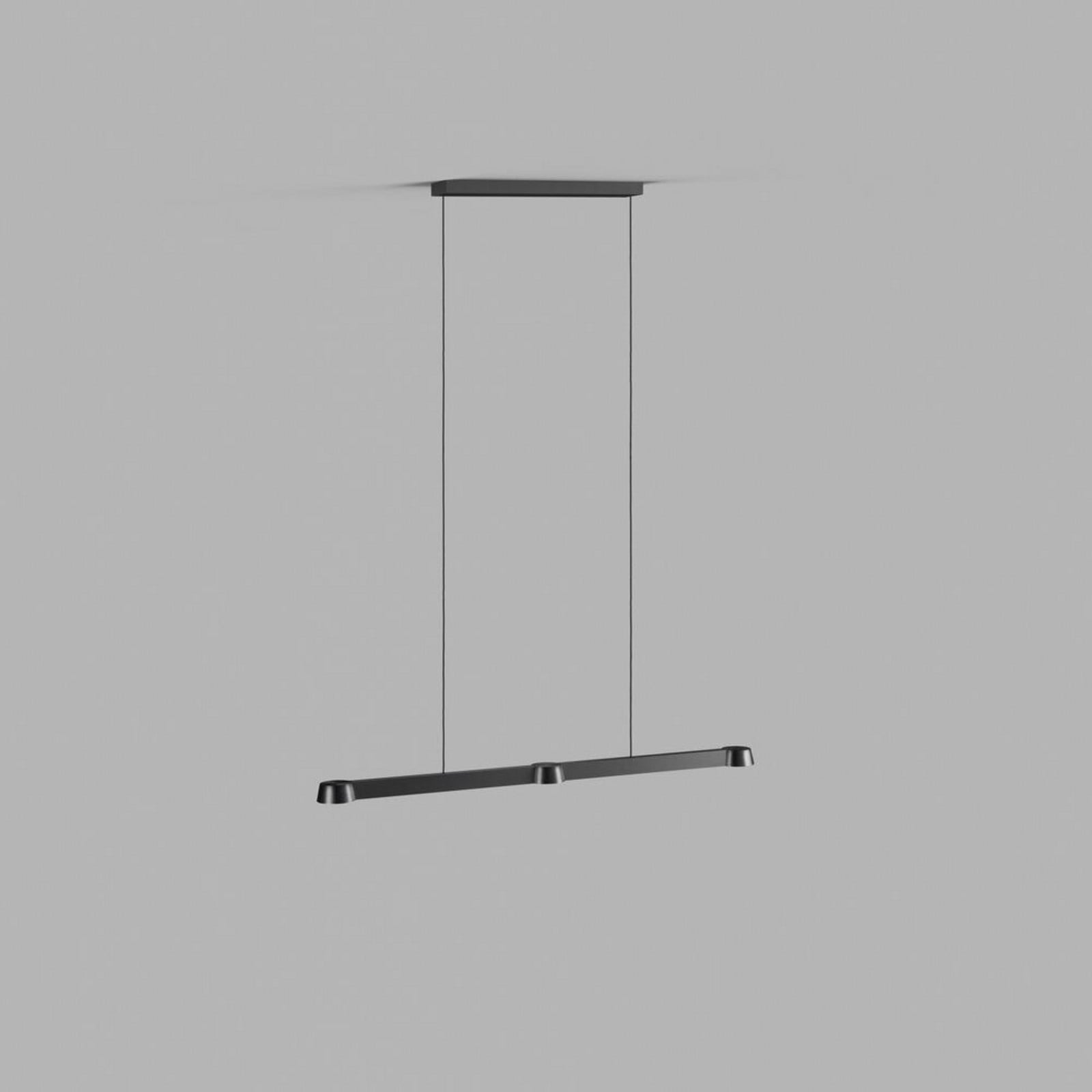 Optic Linear L1000 Pendel Carbon Black LIGHT-POINT - Stue - Aluminium billede